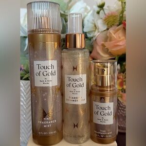 🆕💫 BATH & BODY WORKS “TOUCH OF GOLD” BODY CARE COLLECTION. BRAND NEW.